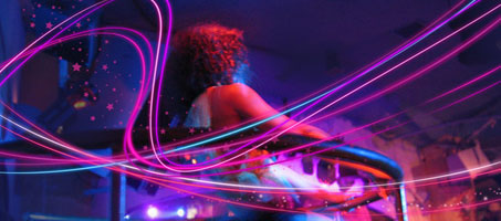 Creating light motion trails and glowing sparks photoshop 