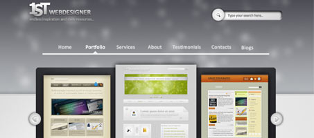 1st Photoshop Web Design Professional Layout Tutorial photoshop 