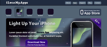 Create a Promotional iPhone App Site in Photoshop photoshop 